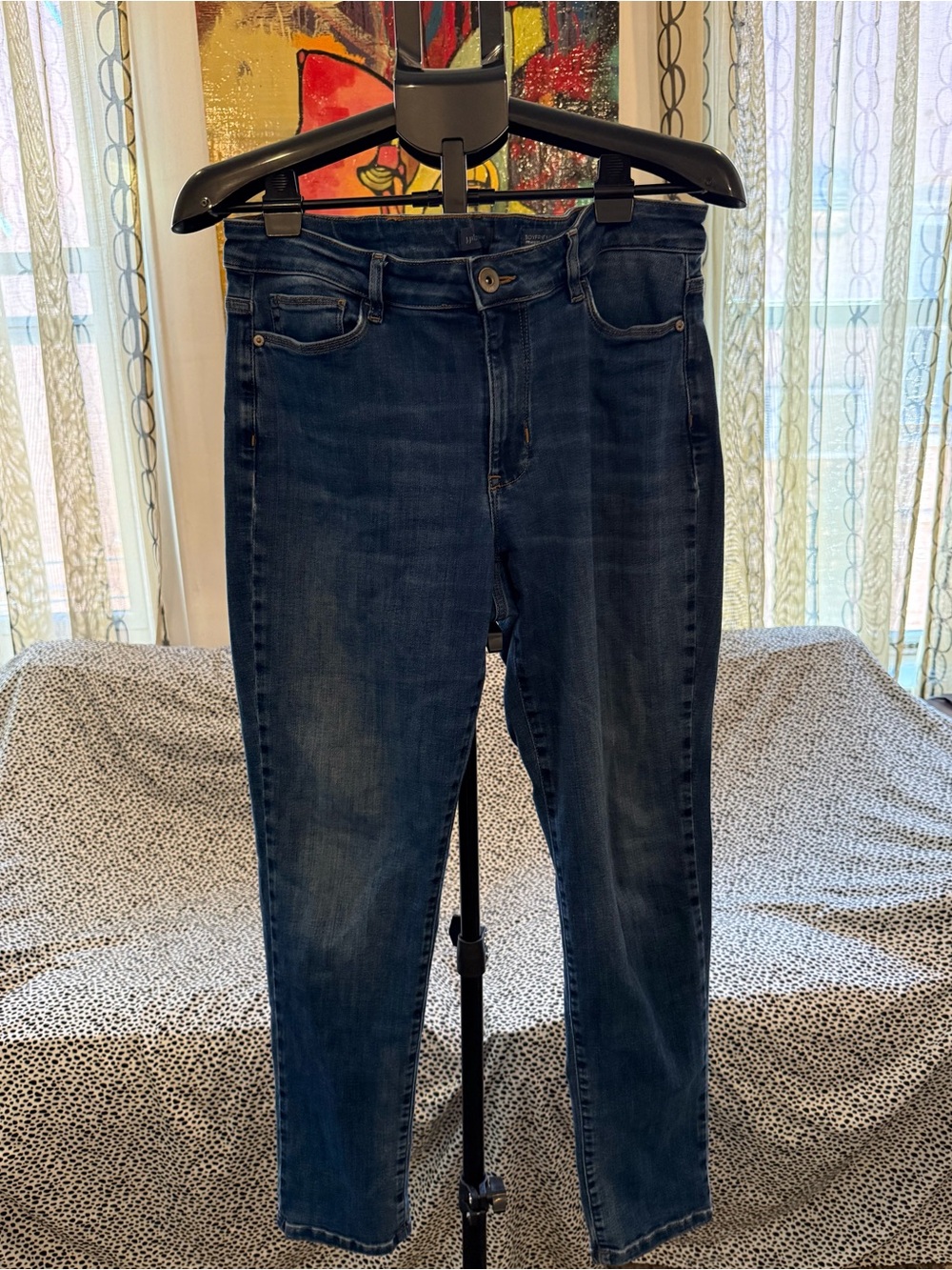 J. Jill Dark Blue Boyfriend Jeans
